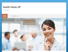 Tablet Screenshot of healthhomeup.com